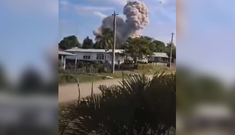 Imagen satelital pone en perspectiva el tamaño de la explosión en Holguín