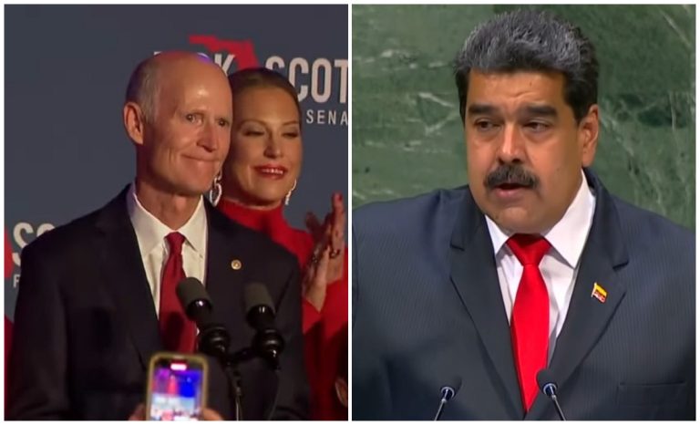 Senador Rick Scott plantea incrementar recompensa por detención de Maduro