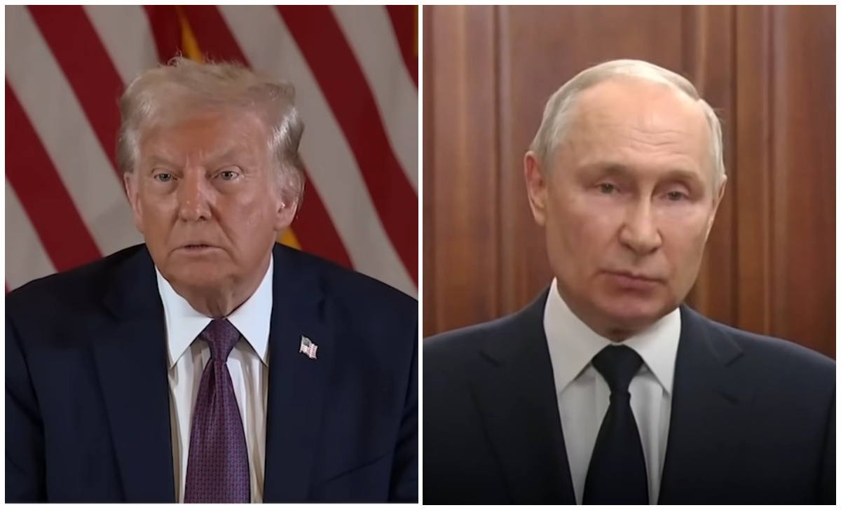 Imagen ilustrativa de Trump y Putin. (Captura de pantalla © Forbes Breaking News y NBC News-YouTube)