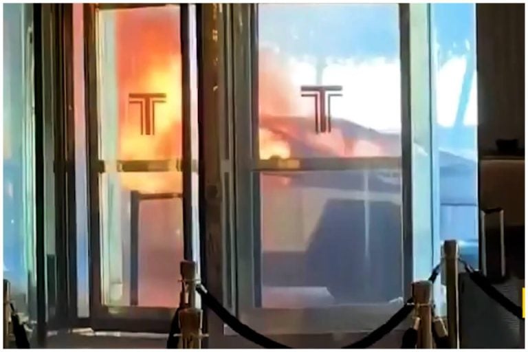 Atentado en Las Vegas: explota Tesla Cybertruck frente a Hotel Trump