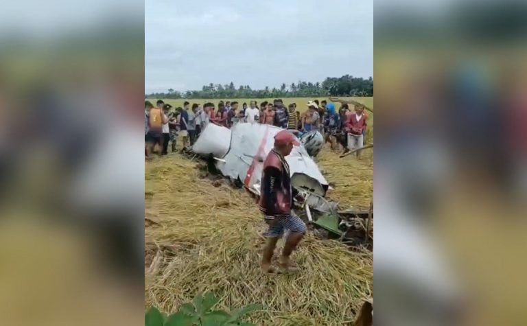 Avión militar contratado por EEUU se estrella en Filipinas: hay cuatro fallecidos