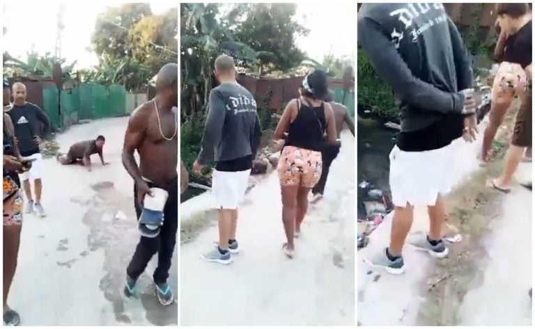 Joven cubano bajo los aparentes efectos de “El Químico” cae desde un puente