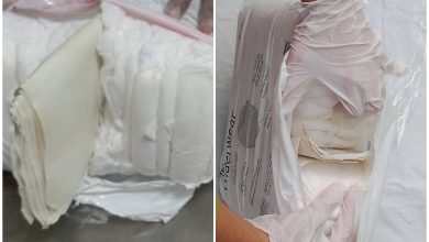 Pañales decomisados por la Aduana de Cuba. (Foto © Wiliam Pérez González-Twitter)