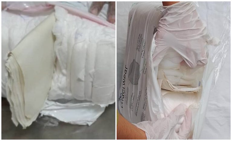 Como de película: Aduana de Cuba detecta drogas ocultas dentro de pañales