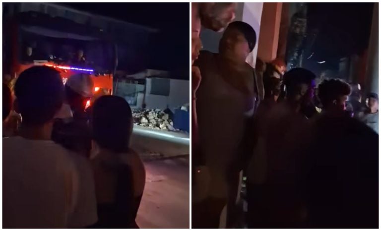 Derrumbe en La Habana deja a varios atrapados en medio de apagón total