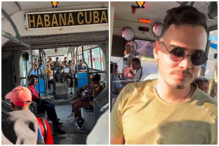 ¿Burla a los cubanos? Sandro Castro deja el coche de lujo y coge una guagua
