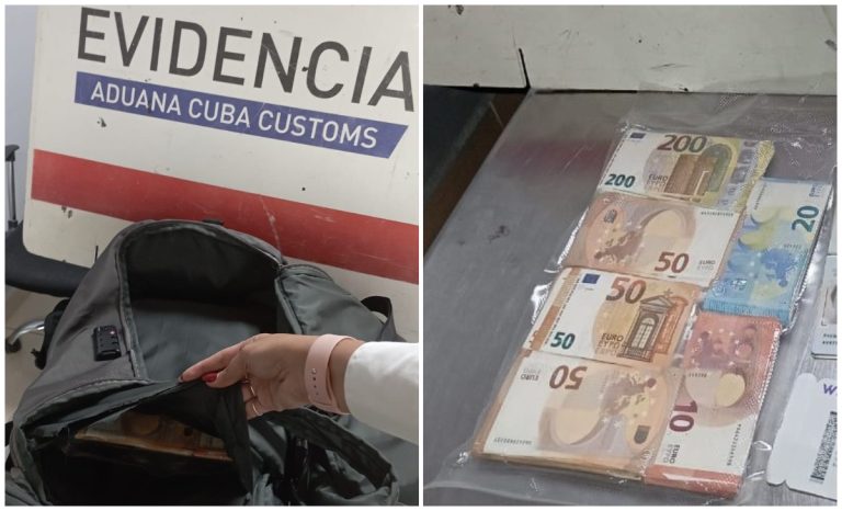 Aduana decomisa 26.000 euros en Aeropuerto Internacional José Martí