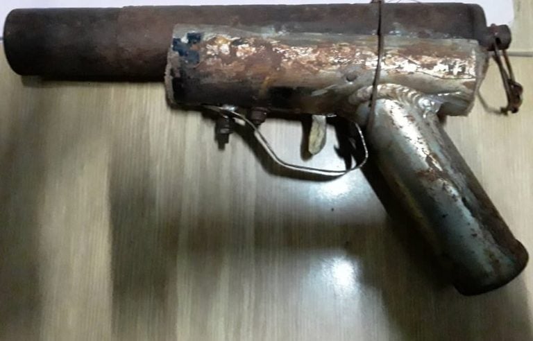 PNR incauta un arma de fuego de fabricación casera en Güira de Melena