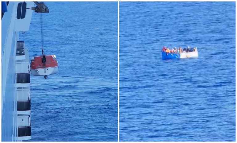 Guardia Costera repatría a los balseros cubanos rescatados por crucero