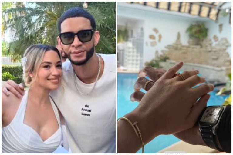 Salen las primeras imágenes de la boda de Iraisel Pintueles y Leonardo Leyva