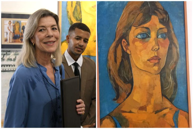 Carolina de Mónaco dona retrato al museo Casa Guayasamín en La Habana