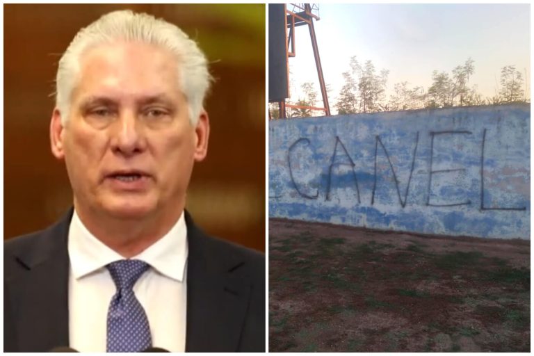 Aparecen pintas contra la dictadura y Díaz-Canel en estadio de Manzanillo