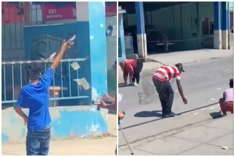¿Dinero gratis? Conmoción en La Habana por lo que arrojó un niño en la calle