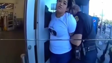 La mujer dijo que se encontraba en una mala situación económica. (Captura de pantalla © Ernesto Morales-Facebook)