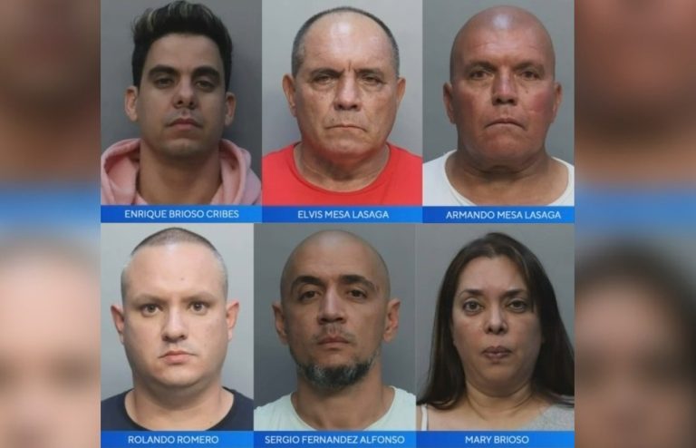 Detenidos seis cubanos por fraude de seguros en Miami-Dade