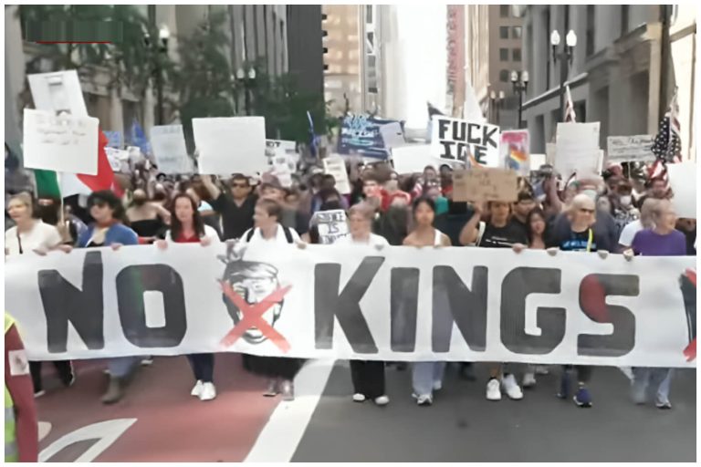 “No Kings”: miles protestan contra Trump en su cumpleaños en EEUU y el mundo
