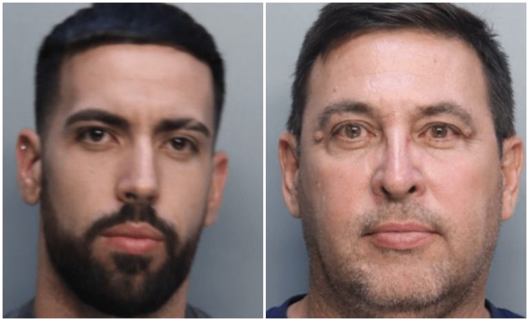 Padre e hijo cubanos detenidos en Miami: robaban autos de lujo y tenían un taller de desguace