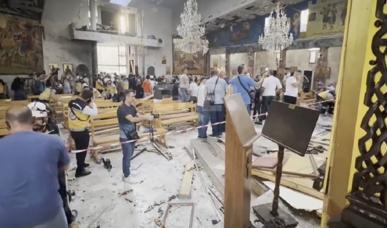 Atentado en una iglesia en Siria deja al menos 22 muertos y más de 60 heridos