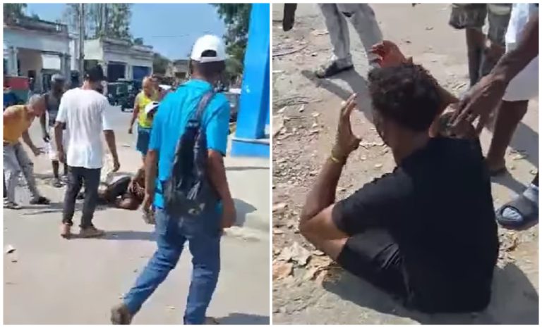 Intento de robo en La Habana: pueblo golpea a ladrón que agredió a una bodeguera