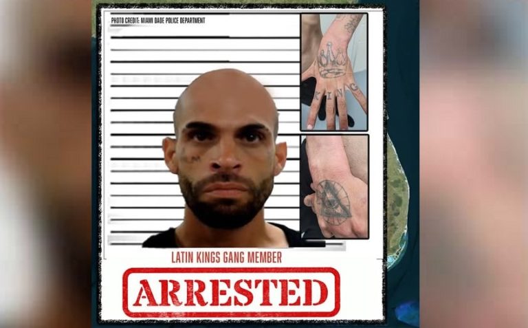 Cubano vinculado a los Latin Kings es arrestado en Florida