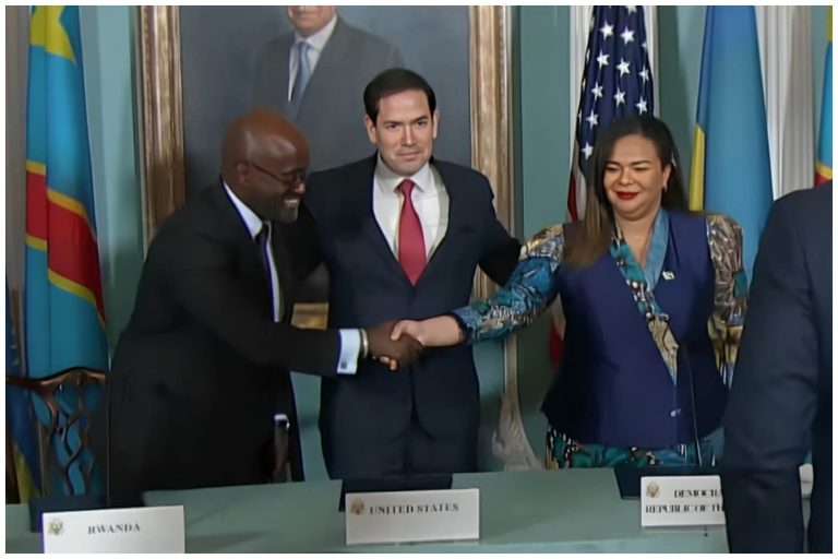 Marco Rubio participa en histórico acuerdo de paz entre Ruanda y el Congo