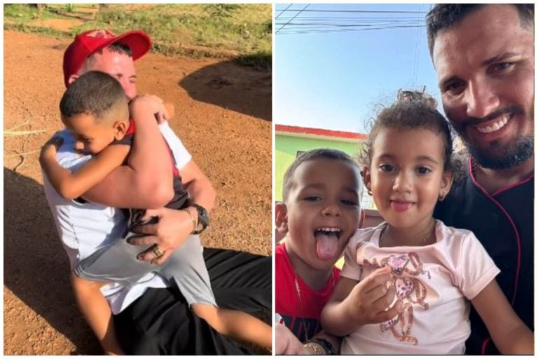 Cubano conmueve al reencontrarse con sus hijos en Cuba: no conocía a su hija