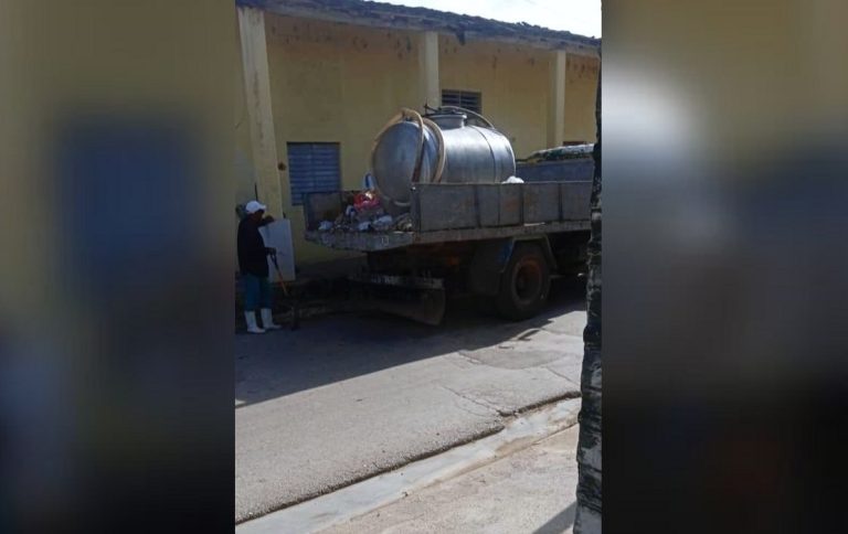 Indignación en Morón por uso de camión de leche para recolección de basura