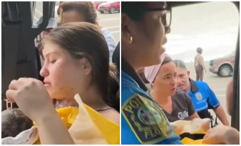 Cubana da a luz en una autopista de Florida con ayuda de la policía