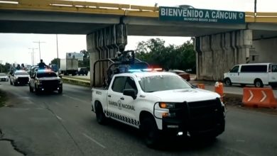 Elementos de la Guardia Nacional. (Captura de pantalla © Imagen Noticias-YouTube)