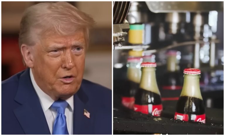 Trump anuncia un cambio importante en la famosa receta de la Coca-Cola