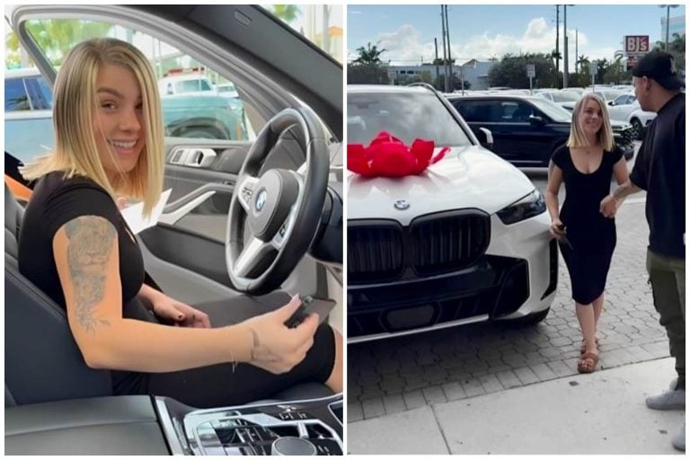 ¡Espléndido! Ultrack sorprende a Claudia Artiles con un auto de lujo nuevo