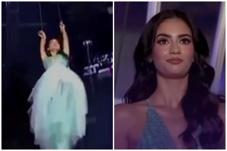 Cubana sufre grave caída en vivo durante el reality ‘Miss Universe Latina’