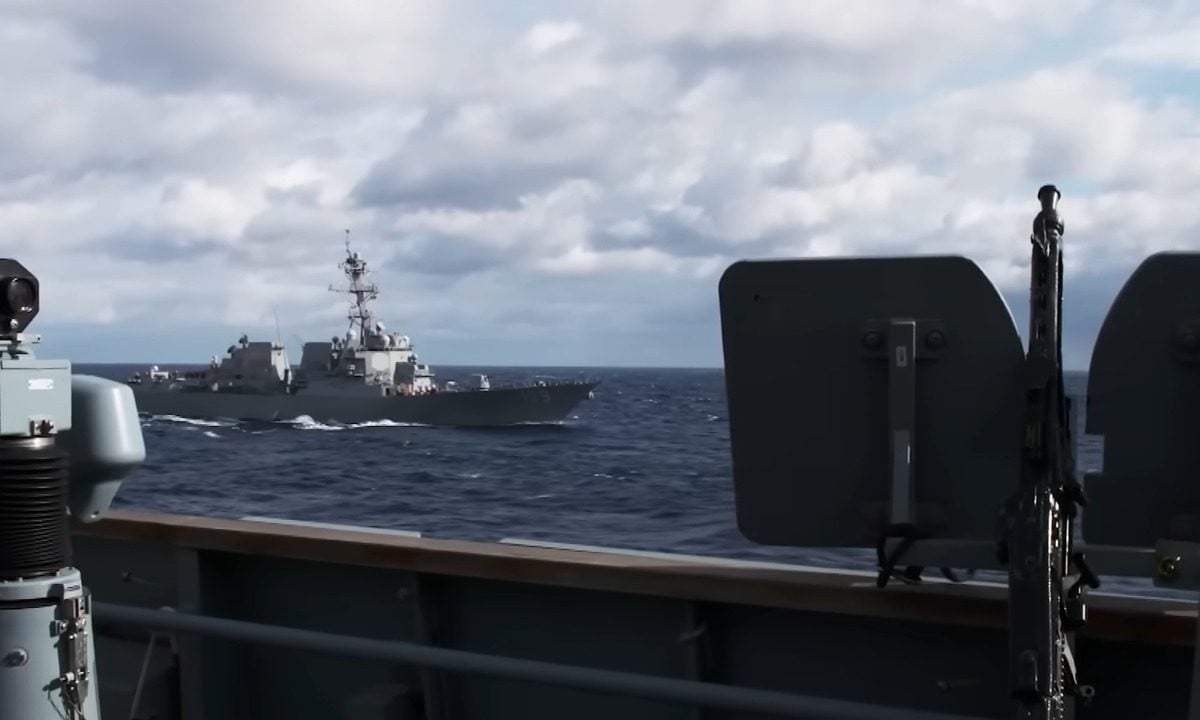 Imagen ilustrativa de buques de la Armada de EEUU. (Captura de pantalla © NAVY Productions-YouTube)