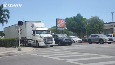Imagen ilustrativa de un camión en Hialeah. (Foto © Asere Noticias)