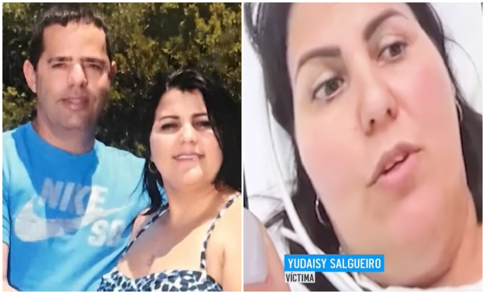 Desde la cama de un hospital, la mujer relató lo que vivió durante el ataque. (Captura de pantalla © telemundo51-Instagram)