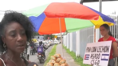 Cubanas ganándose la vida en Nicaragua. (Captura de pantalla © VOS TV-YouTube)