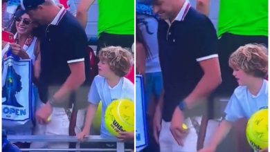 El sujeto no esperaba que quedara captado robándole a un niño. (Captura de pantalla © Dios- X)