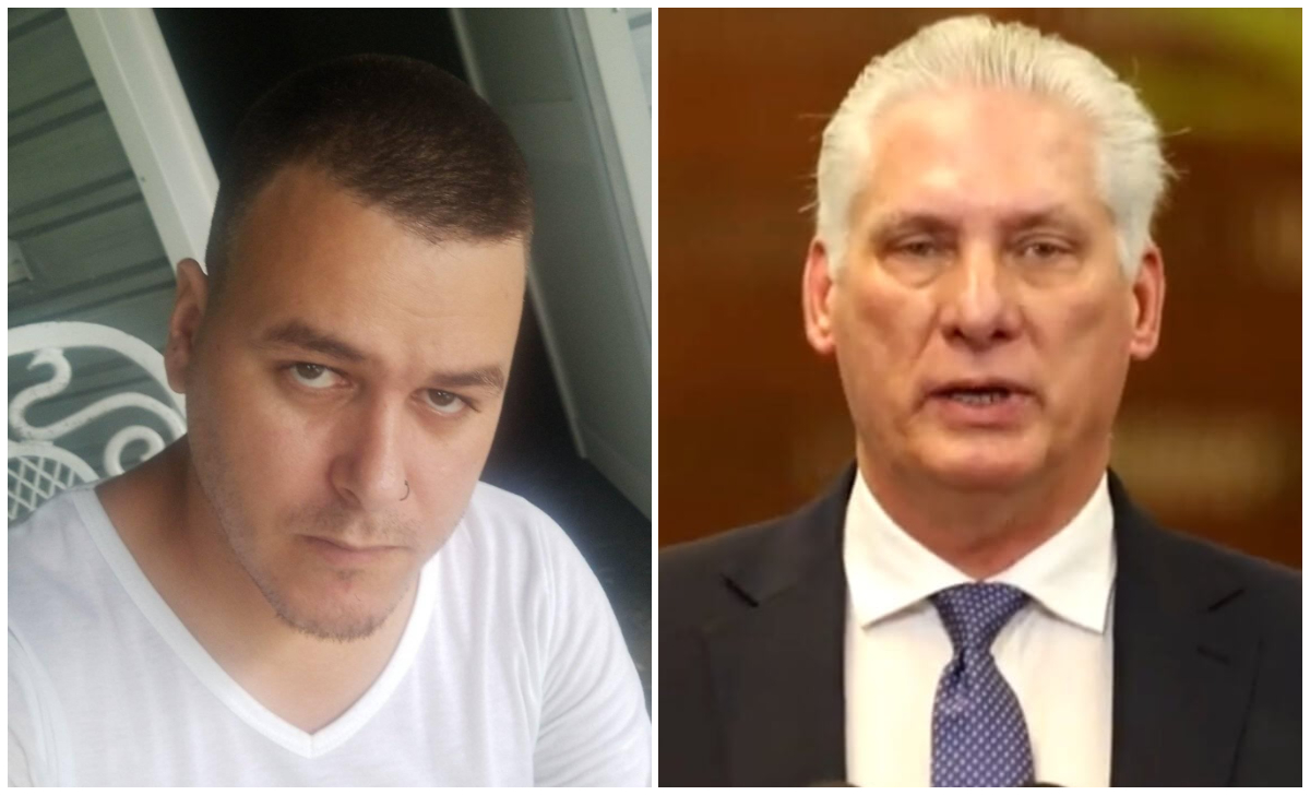 La familia del enfermero enfrentó amenazas debido a la situación. (Foto y captura de pantalla © Arony Yanko Garcia-Facebook y Canal Caribe-YouTube)