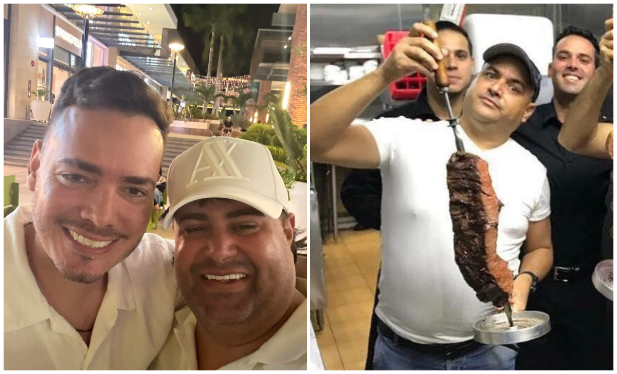 El cubano reveló que mantiene una amistad con Sandro Castro. (Foto © Cubanos por el Mundo-Instagram y Porto Alegre Brazilian Grill-Facebook)