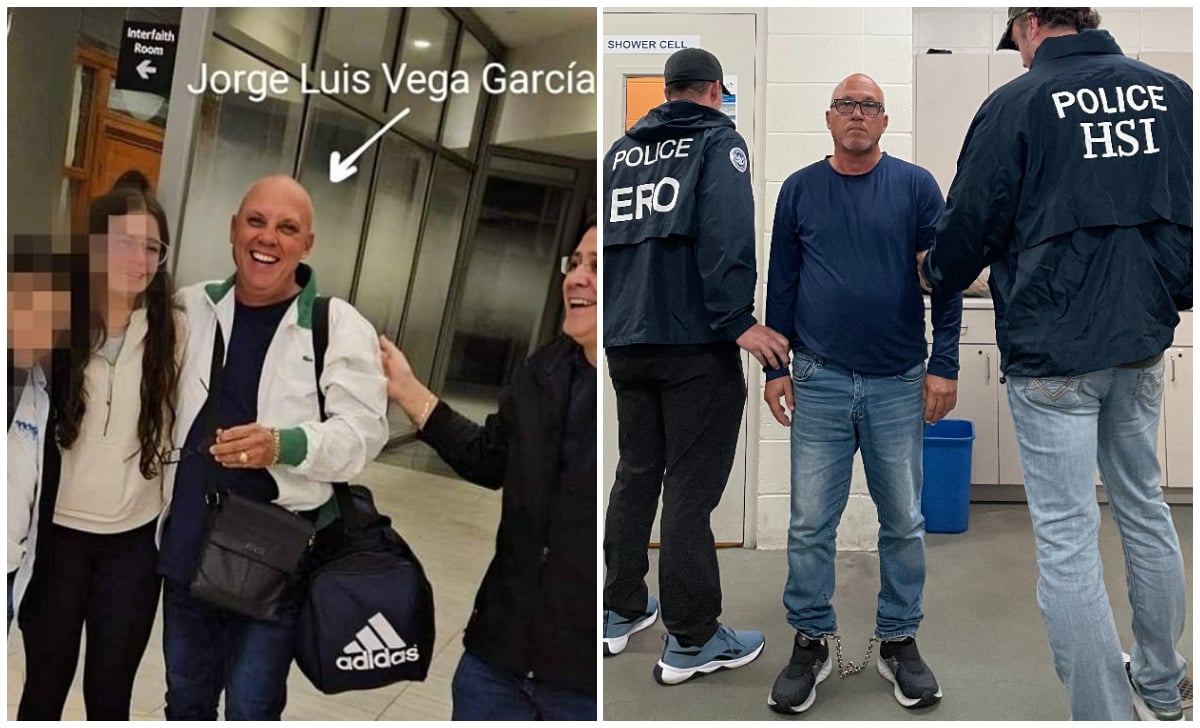 El exteniente se benefició del programa de parole humanitario. (Foto © Martí Noticias y HSI Tampa-Twitter)