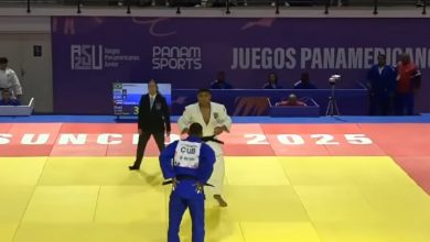 Finales de judo en los Panamericanos Junior 2025. (Captura de pantalla © Panam Sports-YouTube)