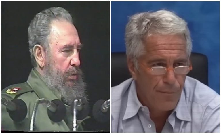 Fotografía inédita de Fidel Castro con Jeffrey Epstein genera especulación