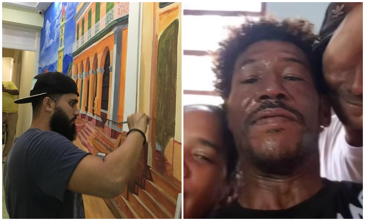 Fotografía de la víctima (izquierda) y de su agresor (derecha). (Foto © Alfredo Luis Iglesias Peña y Adrián Saavedra Serrano-Facebook)