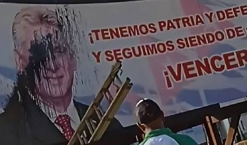 La protesta ocurrió tras un prolongado apagón. (Foto © Diario de Cuba)