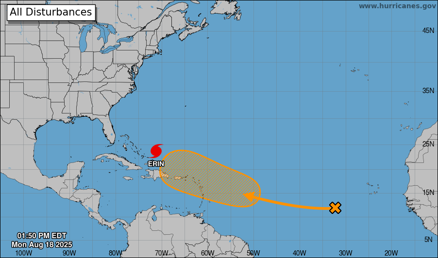 Los expertos están monitoreando el desarrollo de este fenómeno tropical. (Imagen © Centro Nacional de Huracanes-Web)