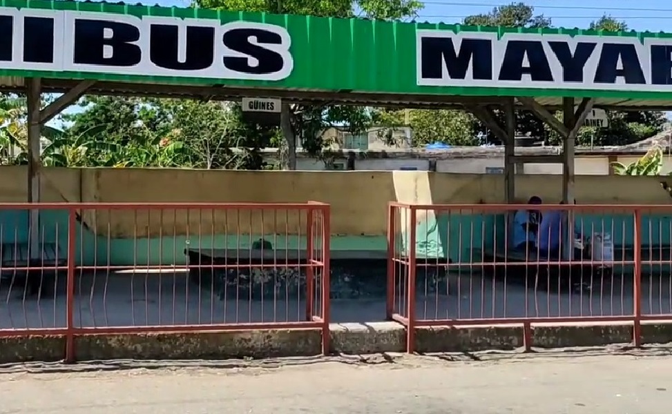 Estación de Ómnibus de Mayabeque. (Captura de pantalla © Radio Camoa-YouTube)