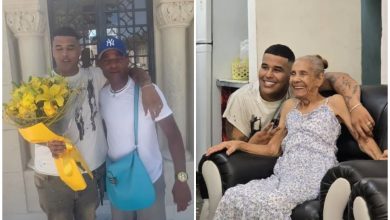 Dany acudió a la tumba de El Taiger y visitó a su abuela. (Captura de pantalla © Dany_Ome- Instagram)