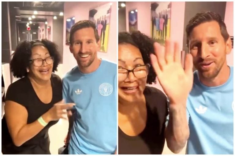 Así fue el encuentro de Messi con una fan cubana: “Hoy conocí la envidia”