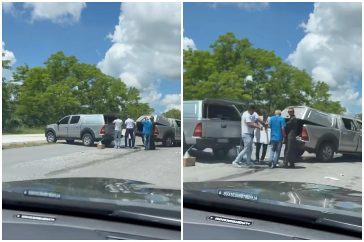El accidente se dio al parecer porque el conductor tenía sueño. (Captura de pantalla © Mandy Pruna- Facebook)