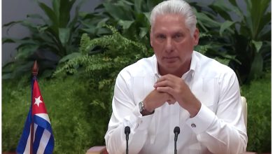 Miguel Díaz-Canel a menudo culpa a EEUU de los problemas de Cuba. (Captura de pantalla © Presidencia Cuba- YouTube)